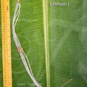 Ponul Four Line Pearls Sacred Thread For Idols Jewellery Long 17 inches