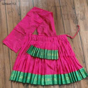 Skirt Vastra for Statues Double Pavadai Style Statues Skirt Height 10 Inches