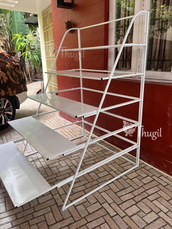 Framed Golu Padi 5 Steps Navarathri Kolupadi Metal Foldable Golupadi