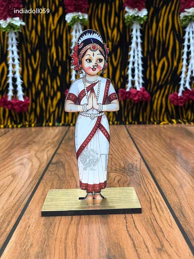 Dancing Lady Golu Doll Bommai Navarathatri Board Form