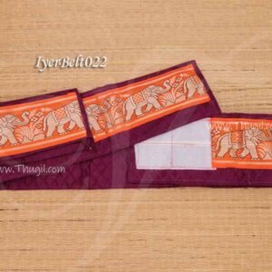 Waist Belt for Men Velvet Mobile Pocket Dhothi Large Size