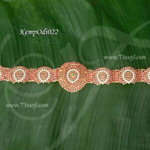 Vadanam Kemp Stones Waist Belt Odiyanam Gooddess Decorations
