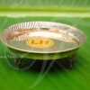 Brass Round Peedam Small Manai for Puja Decoration Diameter 3 inches