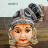 Goddess Andal Face Lakshmi Mugam with Decorations 8 inches