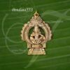 Pendant Lord Iyappan Design Small Size Anti Tranish Dollar 1.5 inches X 2