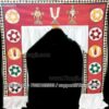 Vadakalai Namam Entrance Screen Cloth Vasal Thoranam 5 feet x 5 feet