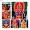 God Temple Mandap Stage decoration Backdrop in Cloth Screen - 7 x 3 Feet