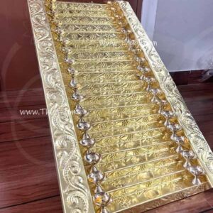 5.5 feet Brass 18 Padi Eighteen Steps of Sabarimala Ayyappa Temple for Pooja 67 inches