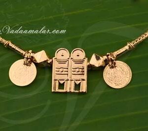 ThiruMangalyam Shiva Tirupundra Pattai Thali Wedding Gold plated