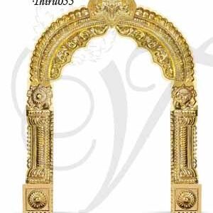 Shangu Chakram Prabhavali Brass Thiruvachi For Idols Height 3.5 feet / 42 inches