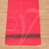Red Cotton Dothi Towel Mens Puja Temple Thundu 2.2 meters
