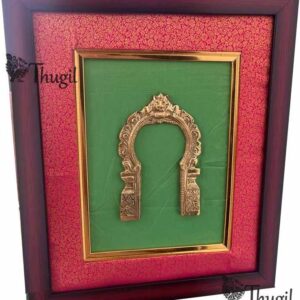 Prabavali Wall Hanging Thrivachi Makara Thoranam Frame 14 x 12 Inches
