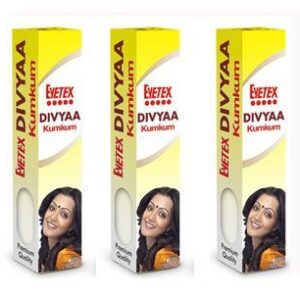 Color Stick White KumKum Bindi Paste Eyetex - 6 nos