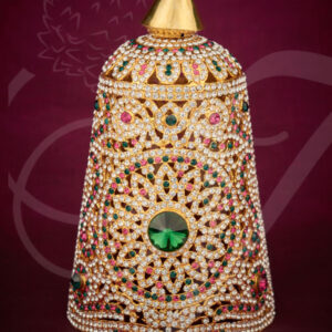 Kreedam Full Crown Large Size for Hindu God Statues 7 Inches