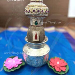 Vairamudi Crown and Namam Set For Kalasam Decoration Venkateswara Balaji