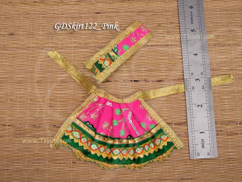 Pink-Skirt-In-Small-Size-God-Decorations.
