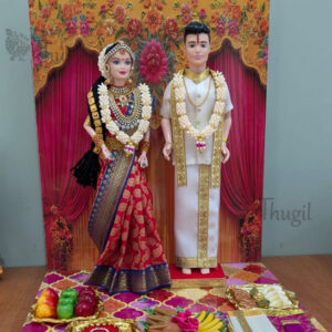 Wedding Seer Doll celebration Dolls Bommai Golu with miniature plates