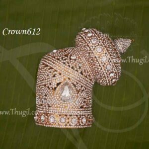 Andal crown full white stone