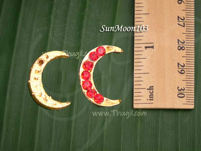 Miniature-Half-Moon-Amman-Shiva-Lingam-Decorations