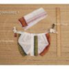 White Panjakajam Dhothi For Hindu God Shringhar 4-13 inches